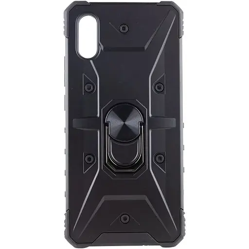Ударостійкий чохол Epik Pathfinder Ring для Xiaomi Redmi 9A Чорний / Black