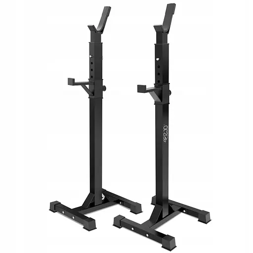 Стойки под штангу 4FIZJO регулируемые, со страховкой Black (P-5905973402651) - фото 1