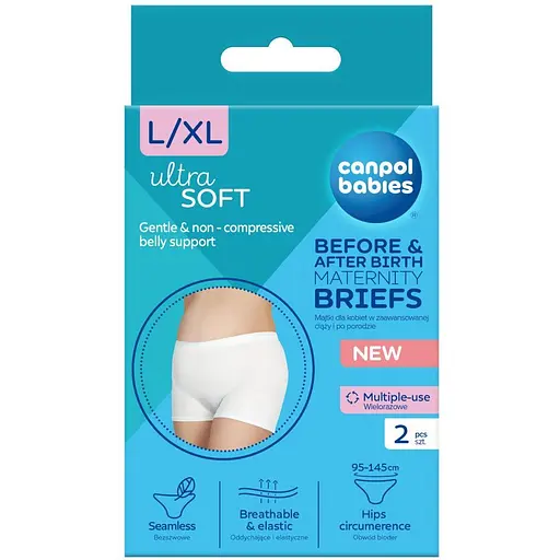 Уцінка. Трусики післяпологові та для вагітних Canpol babies L/XL 2 шт. (16/001) - фото 1