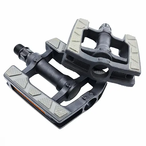 Педали велосипедные Prox VPE-899 Пластиковые с резиновым покрытием Черный с серым (G0000258) - фото 3