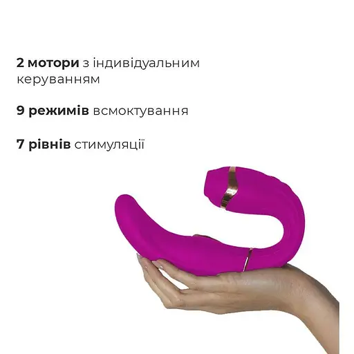 Пульсатор із вакуумною стимуляцією клетора Adrien Lastic My G Pink - фото 5