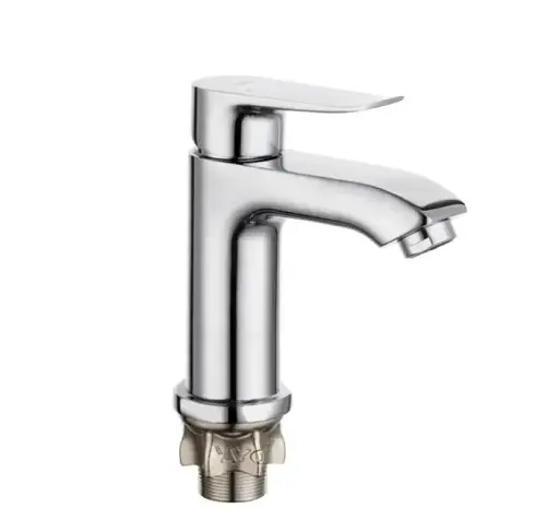 Змішувач для умивальника Troya FOB1-A134 одноважільний Хром 30412 - фото 1