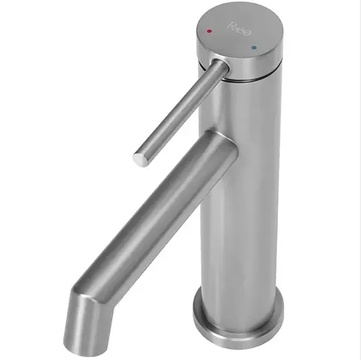 Смеситель для умывальника Rea Foss nickel brushed низкий REA-B5315 Никель - фото 2