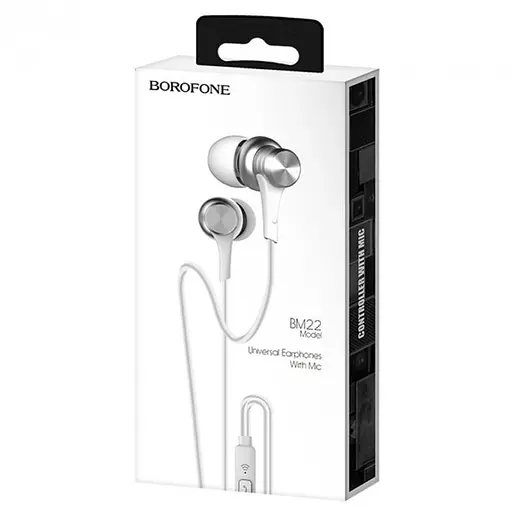 Наушники Borofone BM22 Стальной - фото 3