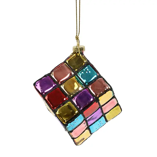 Елочное украшение "Кубик Рубика" 5,5*5,5*5,5 см, YQ1406879
