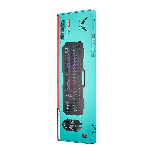 Клавіатура та миша Zerodate LD-K10 (ENG) Чорний - фото 2