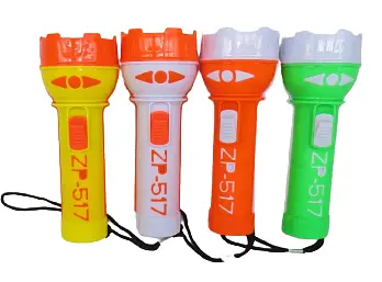 Ліхтарик ручний пластик 12 см 4 кольори (32x24)