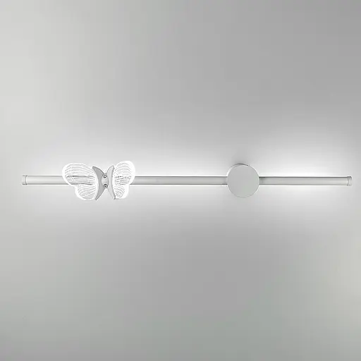 Бра в белом корпусе с бабочкой слева Line F Арт. WC18 WT L - фото 1