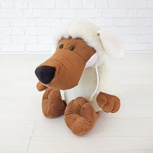 Мягкая игрушка Волк в овечьей шкуре 50см - фото 2