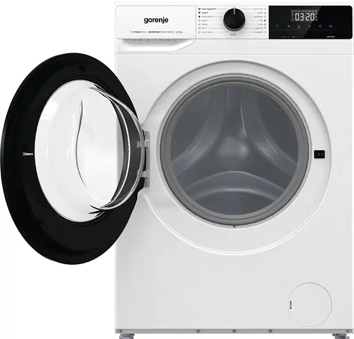 Стиральная машина Gorenje фронтальная 7 кг 1400 A+++ 47 см дисплей пара инвертор белый - фото 8