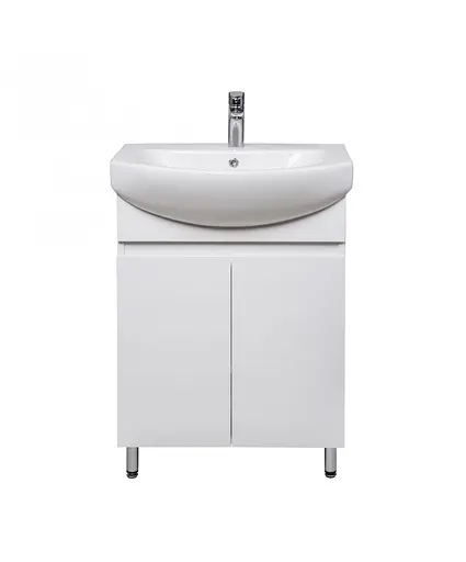 Тумба Мойдодир Фокус 60 з умивальником Runa 60/Лотос 60 Білий - фото 7