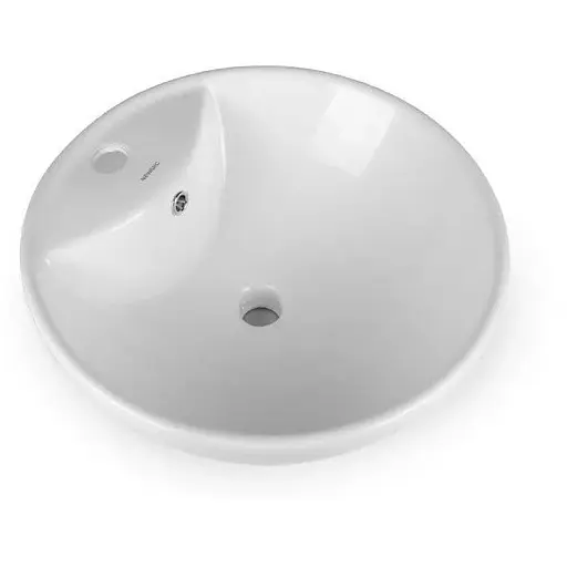 Умивальник Newarc Countertop 48x48 білий 5010BT, Білий - фото 1