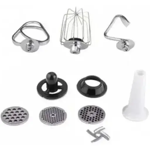 Кухонная машина комбайн Zepline ZP-072, 6 режимов 3200Вт Черный/Серый - фото 2