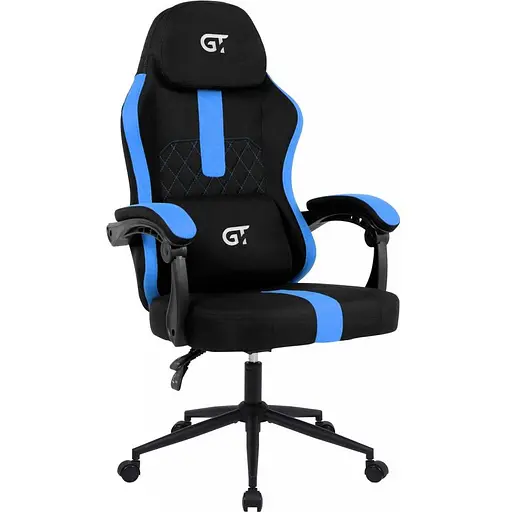 Геймерське крісло GT Racer (X-2326 Fabric Black/Blue) - фото 2
