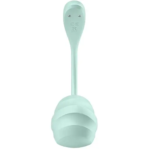 Смарт-виброяйцо Satisfyer Smooth Petal Connect App Mint - фото 2