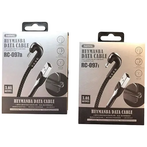 Кабель ігровий тримач Remax Heymanba Cable RC -097a Type-C 3A 1 м