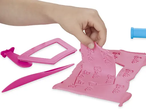  Набор для творчества с массой для лепки Hasbro Barbie. Сердца и волосы (G1357) - фото 7