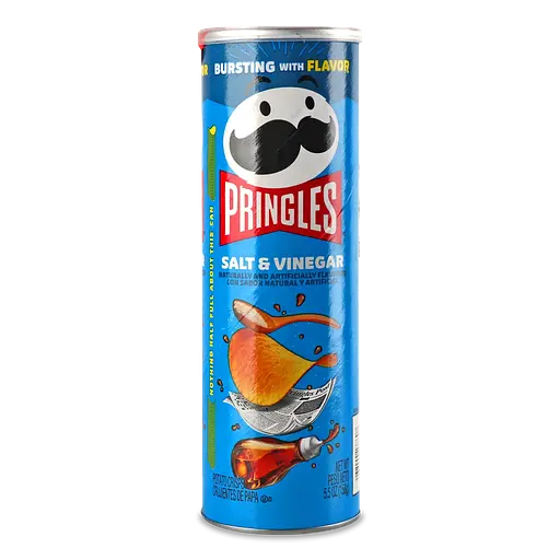 Чипсы Pringles со вкусом соли и уксуса 158 г
