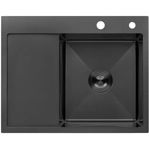 Кухонная мойка Kroner KRP Schwarze - 6350RHM PVD (3.0/1.0 мм) (CV031323) - фото 1