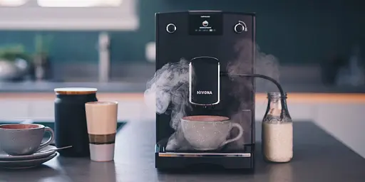 Nivona Кавомашина CafeRomatica, 2,2л, зерно+мелена, автомат.капуч, авторецептів -5, чорний - фото 4