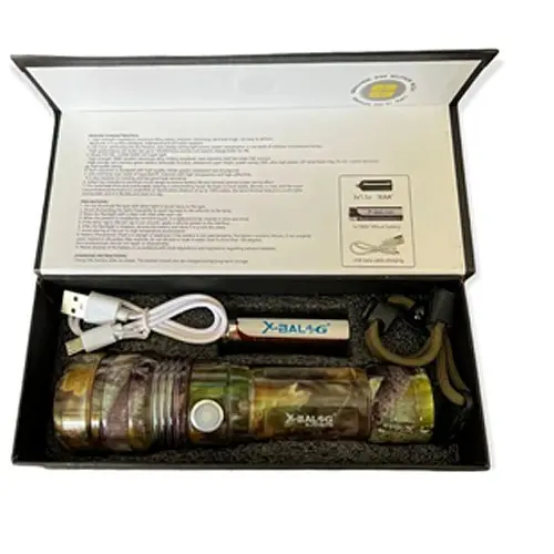 Тактичний ліхтар P511M-P50 1780000W zoom + microUSB (5 режимів) Камуфляж - фото 3