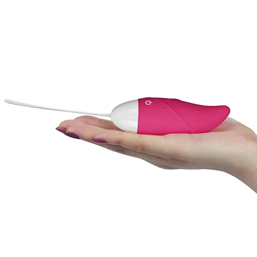 Віброяйце Lovetoy Rechargeable Joy Remote Control Egg 17.8 см рожевий - фото 4