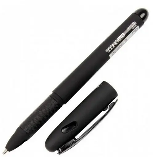 Ручка гелева Boss E11914-01 Economix 1,0 мм чорна - фото 2