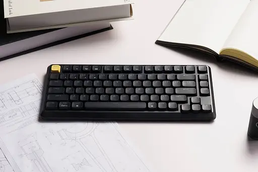 Клавіатура Keychron J1 82Key K pro Banana WL/BT/USB-A QMK Hot-swap EN/UKR RGB Black (J1-H4-UA) - фото 6