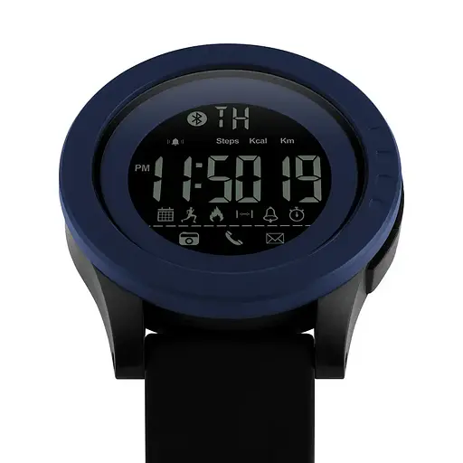 Часы наручные с Bluetooth Skmei Innovation 1255 Синий - фото 3