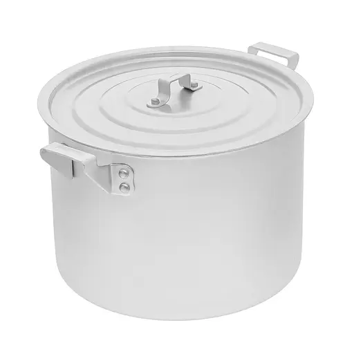 Кастрюля матовая алюминиевая с крышкой 3.5 л, Interos Серый 85664 - фото 1