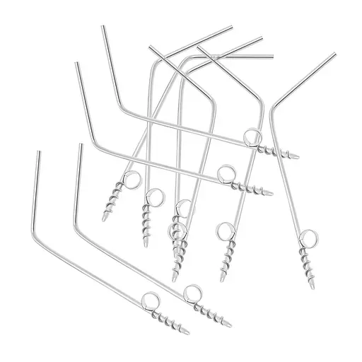 Комплект ножей для карвинга и фаршировки овощей картофеля, кабачков, моркови 25 см (10 штук), Kitchette 84639 - фото 1