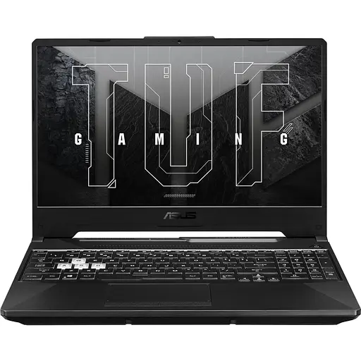 ASUS Ноутбук TUF Gaming A15 FA506NC-HN169 15.6" FHD IPS, AMD R5-7535HS, 16GB, F512GB, NVD3050-4, noOS, Черный