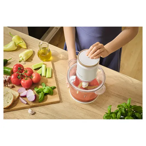 Sencor Подрібнювач Sencor, 800 Вт, 6 ліз, чаша-3 л., скло, білий - фото 9