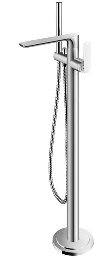 Смеситель для ванны напольный Kohlman Experience chrome QF1165E Хром - фото 1