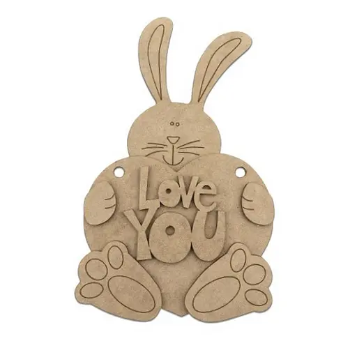 Заготовка для декорирования "Love you-2" Fabrika Decoru FDPO-132 - фото 1