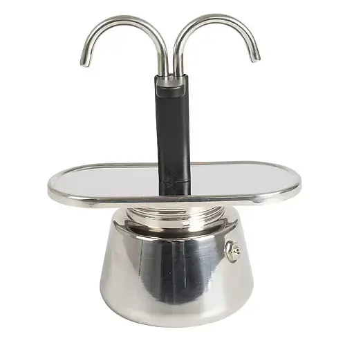 Кофеварка гейзерная Bo-Camp Stainless Steel 2-cups Silver серебристая (2200545) - фото 4