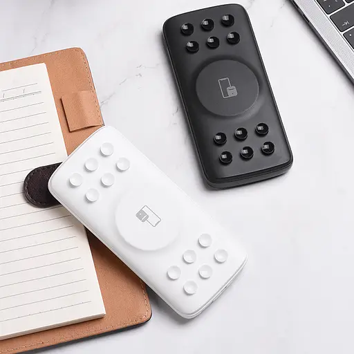 Зовнішній акумулятор із бездротовою зарядкою Hoco J56 Sea power 10000 mAh білий - фото 3