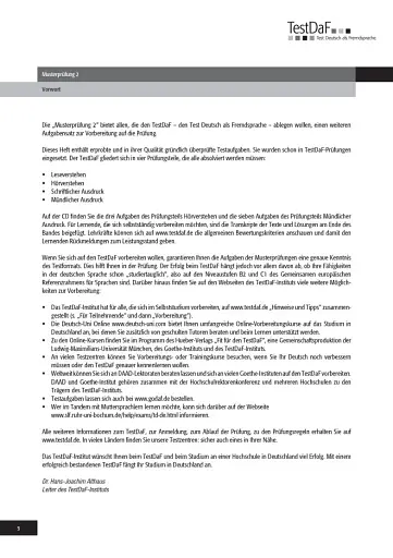 TestDaF Musterprufung 2. Heft mit Audio-CD - фото 4