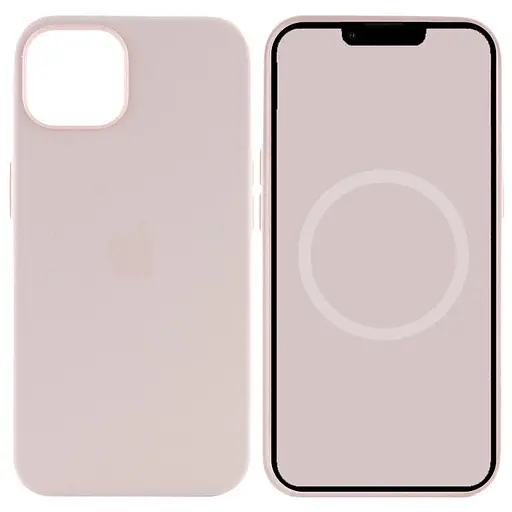 Чохол Epik Silicone case AAA with Magsafe and Animation для Apple iPhone 15 Pro 6.1 Рожевий/Light pink