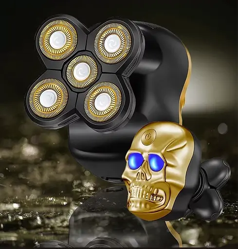 Чоловіча електробритва стайлер LK-9800 із насадками - фото 3