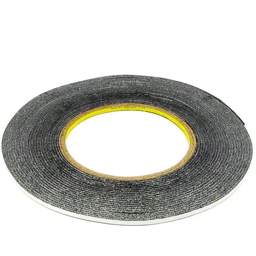 Скотч двосторонній 3M чорний 3мм x 50м - фото 1