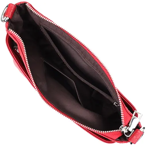 Женская кожаная сумка Vintage с двумя удобными ремешками 25х16х8 см sum0027524 - фото 7