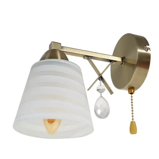 Бра Brille LK-673W/1 настінне накладне у спальню E14 AB