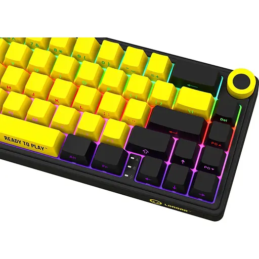 Клавіатура Lorgar KBP70MW Black/Yellow (LRG-KBP70MW-YL-US) [144810] - фото 9