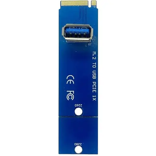 Переходник M.2 to USB3.0 PCIE 1X Б/У - фото 1