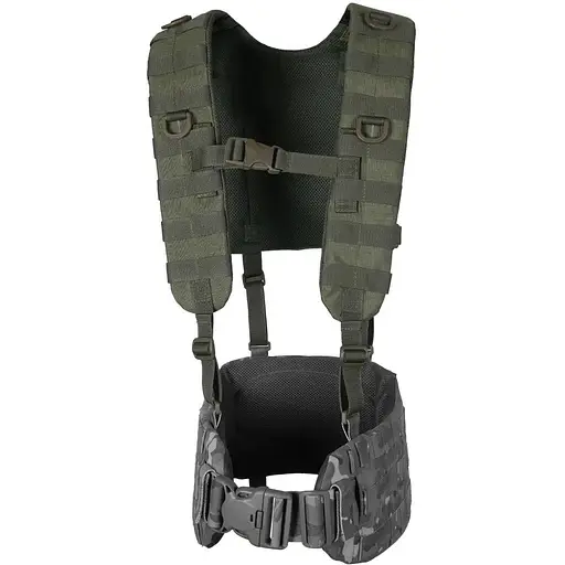 Лямки м'які для тактичних поясів РПС Kiborg з евакуаційною ручкою Khaki (1000-k3028) - фото 8