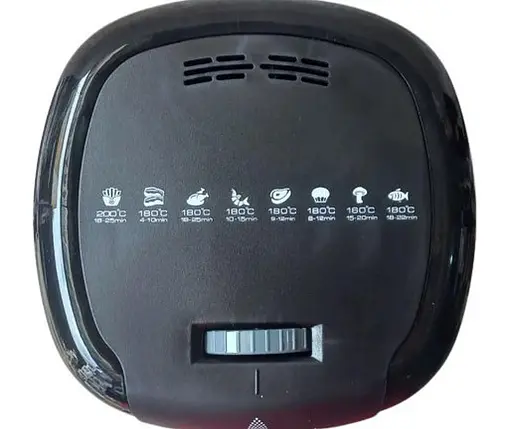 Аэрофритюрница электрическая безмасляная Crownberg CB-5541 с таймером на 1.5 л 1200 Вт Черный - фото 6