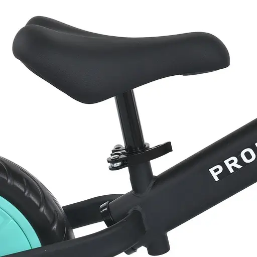 Детский беговел-велосипед MBB 1012-1 Profi Kids 12" EVA-колеса эксцентрик черно-голубой - фото 6