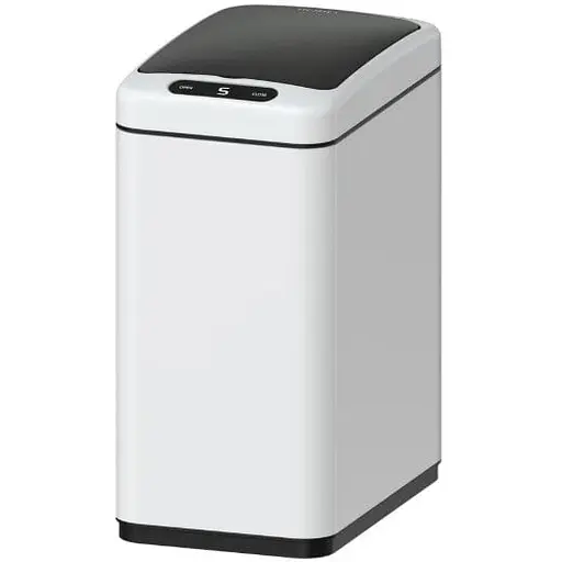 Відро для сміття сенсорне прямокутне Koer TC-020408-08 8 л білий (KR5589)  - фото 1