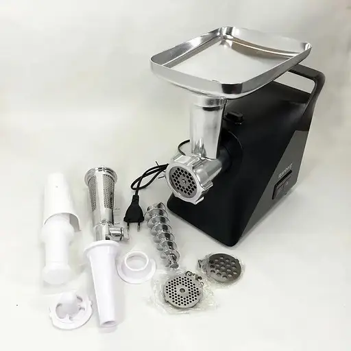 Мясорубка электрическая Rainberg RB-679 для мяса томатов 3000Вт бытовая электромясорубка для дома Черная - фото 4